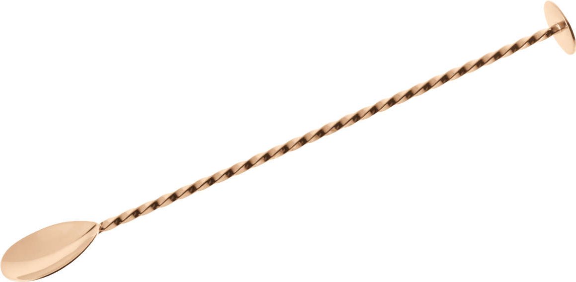 Sambonet Paderno Bar Utensils - Edelstahl / PVD Kupfer Cocktaillöffel 27,5 cm