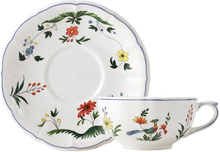 Gien 'Oiseaux Paradis' Frühstücks-Obertasse 30 cl