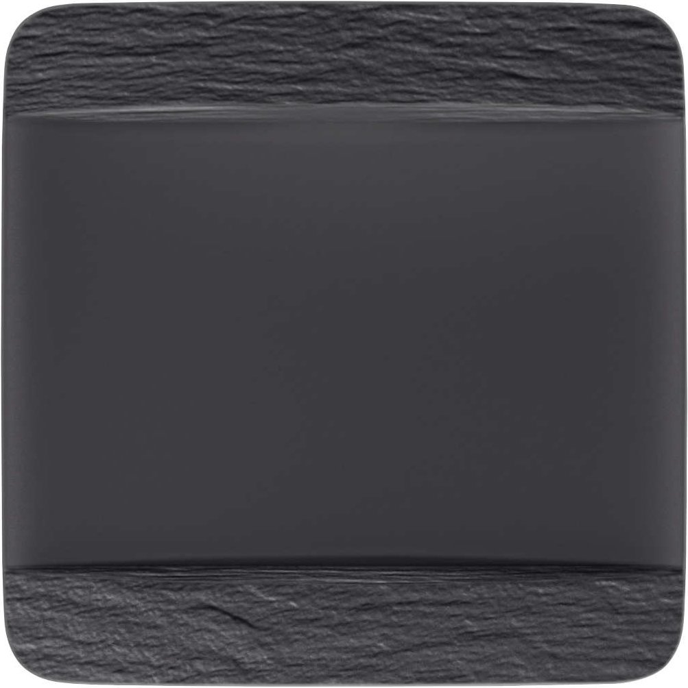Villeroy & Boch Manufacture Rock Speiseteller quadratisch 28x28x2 cm