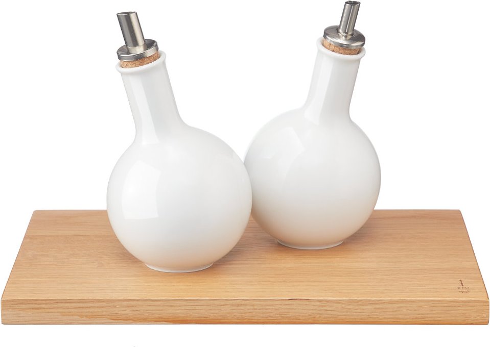 KPM LAB Weiß Essig und Öl Kitchen-Set 3-tlg.