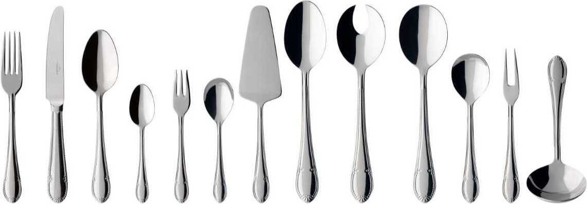 Thumbnail - Villeroy & Boch Mademoiselle - 18/10 Edelstahl Tafelbesteck Set 68-tlg.