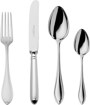 Robbe & Berking Navette 925 Sterling Silber Kinderbesteck 4-tlg.