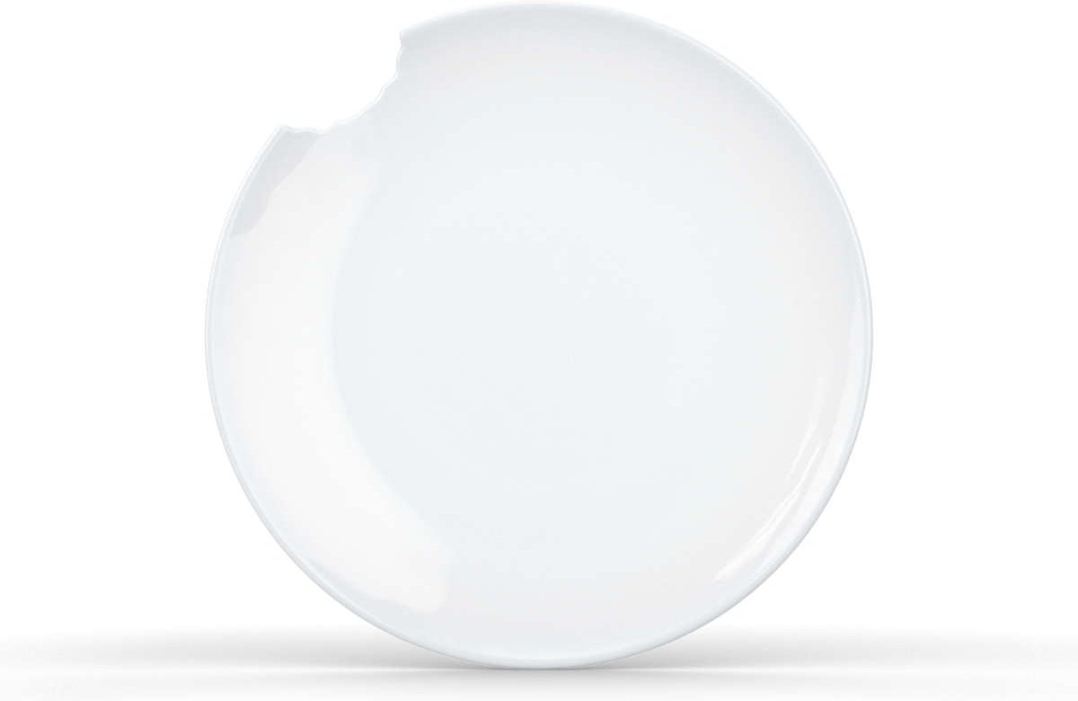 TV Tassen Teller klein mit Biss 2er Set 15 cm