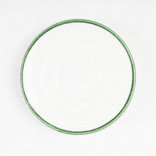 Gmundner Keramik Grüner Rand Espresso Untertasse 11 cm