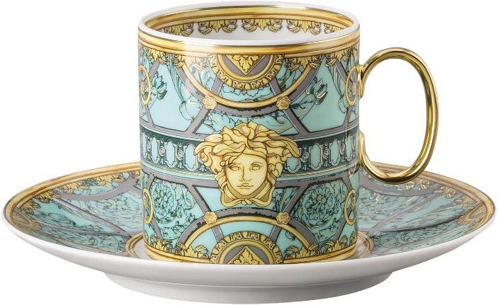 Rosenthal Versace La Scala del Palazzo - Verde Kaffeetasse 0,23 L 2-tlg.