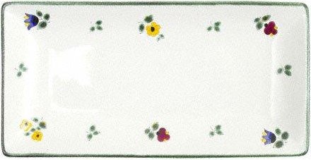 Gmundner Keramik Streublumen Snack Schale 22 x 11 cm