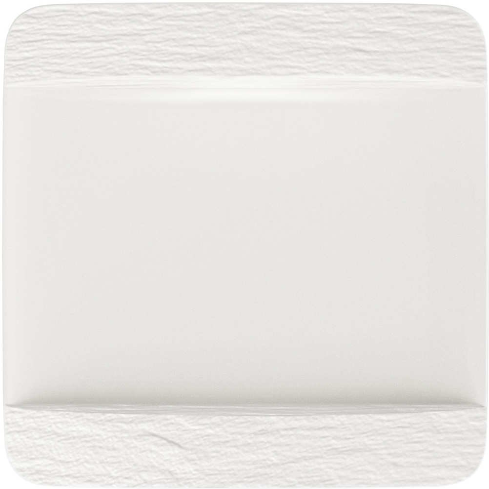 Villeroy & Boch Manufacture Rock blanc Speiseteller quadratisch 28x28x2 cm