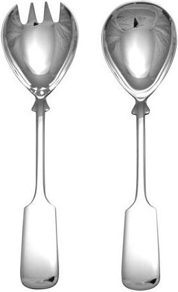 Robbe & Berking Alt-Spaten 925 Sterling Silber Salatbesteck groß