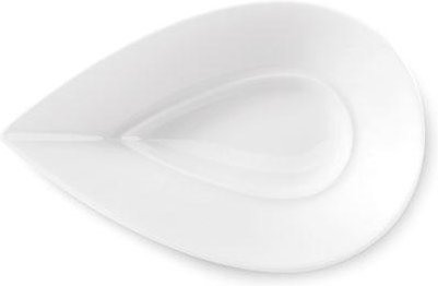 KPM Urania Weiß Schälchen blattförmig 12,5 cm