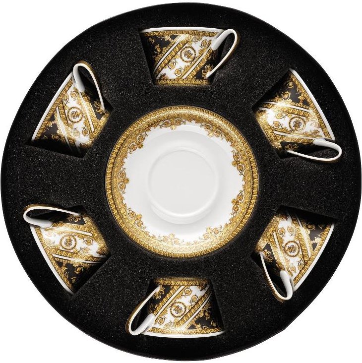 Rosenthal Versace I love Baroque Teetasse 0,22 L 6x Obertasse / 6x Untertasse