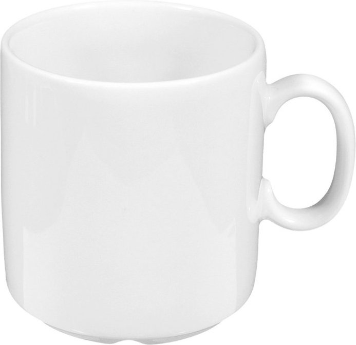 Tettau Worpswede Weiß Becher mit Henkel 0,26 L