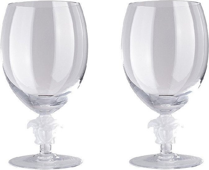 Rosenthal Versace Medusa Lumiere Rotwein Glas h: 162 mm / 476 ml Set 2-tlg.