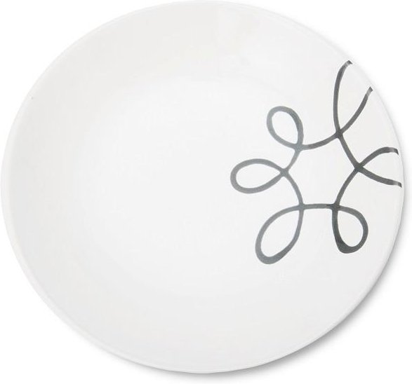 Gmundner Keramik Pur Geflammt Grau Suppenteller Cup d: 20 cm / h: 4,4 cm