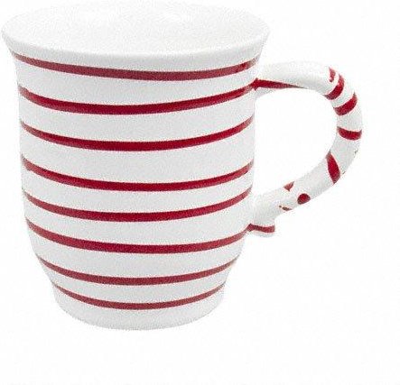 Gmundner Keramik Rotgeflammt Schokotasse / Schokobecher 0,3 L / h: 9,9 cm