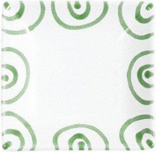 Gmundner Keramik Grüngeflammt Snackschale 11x11x2,8 cm