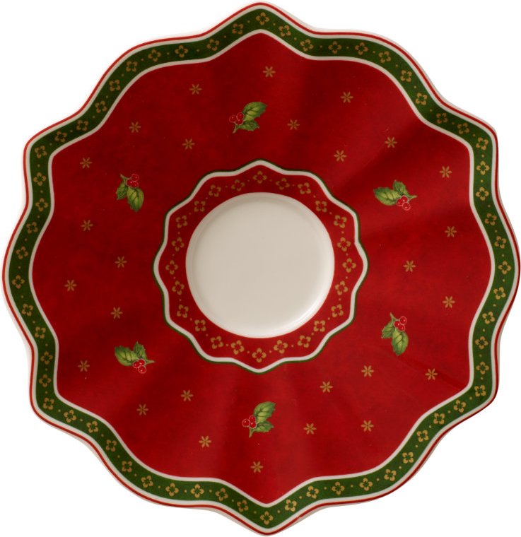 Villeroy & Boch Toy's Delight Kaffee-/Tee-Untertasse rot 16,5 cm