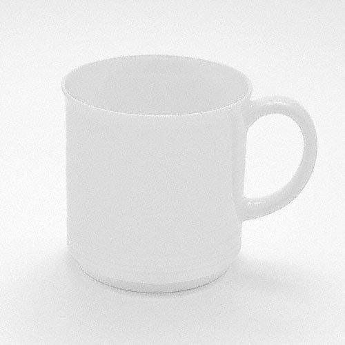 Friesland Jeverland Weiß Becher mit Henkel,stapelbar 0,25 L