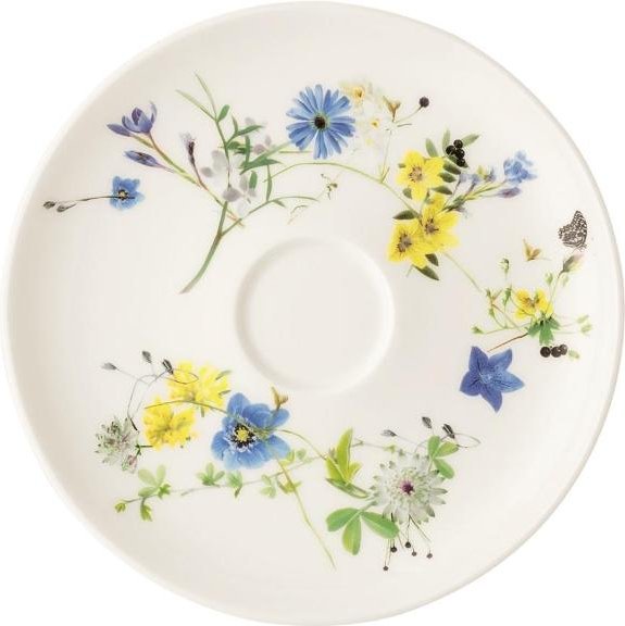 Rosenthal Brillance Fleurs des Alpes Kaffee-/Tee-/Cappuccino-/Becher Untertasse Coup 14 cm