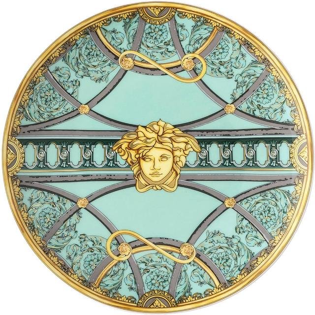 Rosenthal Versace La Scala del Palazzo - Verde Brotteller 17 cm