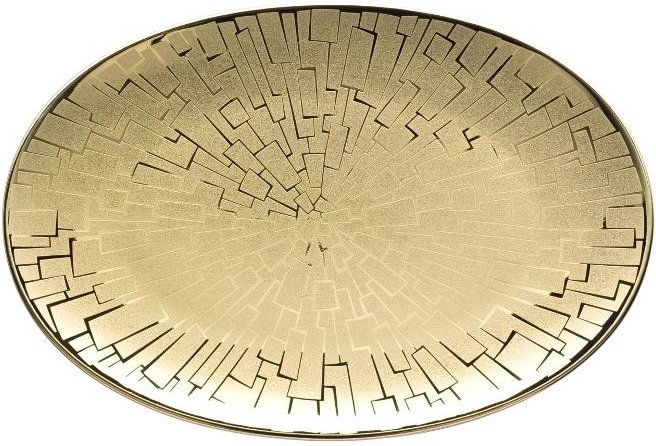 Rosenthal studio-line TAC Gropius - Skin Gold Platte 18x12 cm