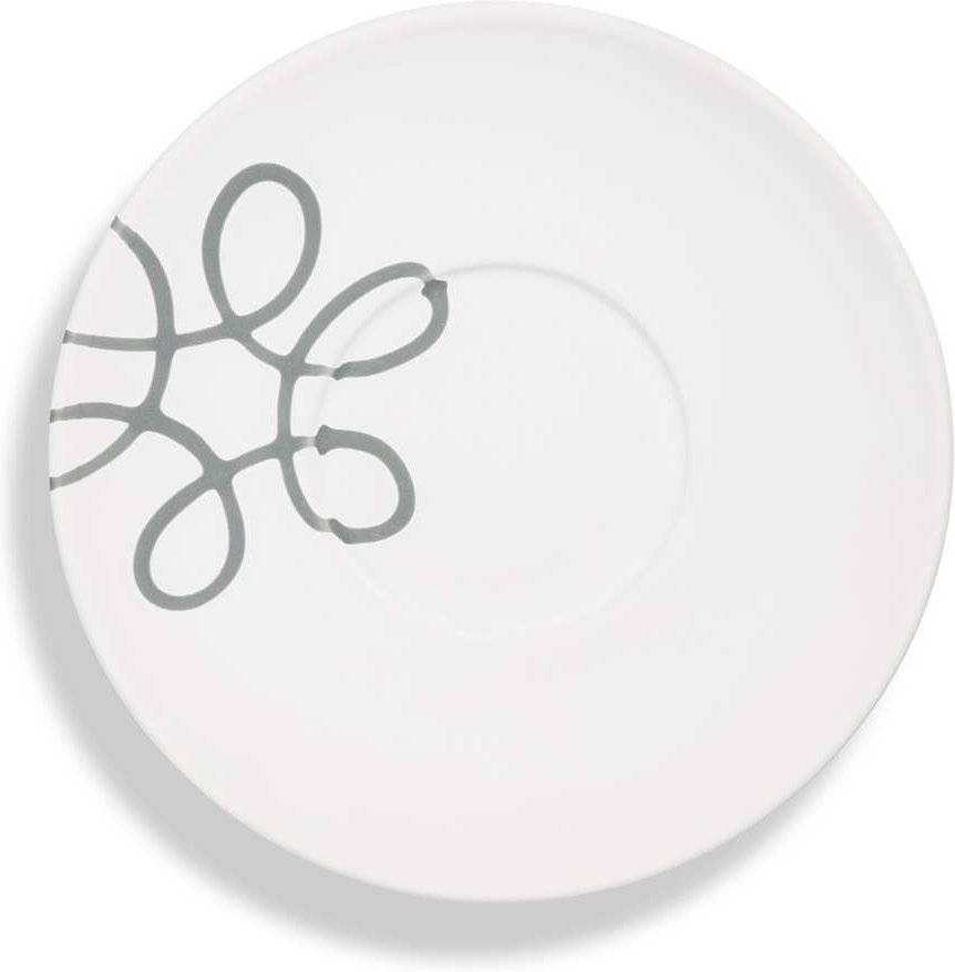 Gmundner Keramik Pur Geflammt Grau Teeuntertasse Maxima 18 cm