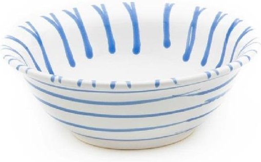 Gmundner Keramik Blaugeflammt Salatschüssel 20 cm