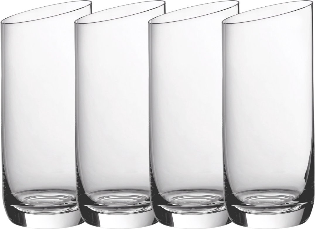 Villeroy & Boch NewMoon Longdrinkbecher Glas Set 4-tlg. 0,30 L