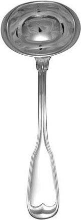 Robbe & Berking Alt Faden 150 g versilbert Suppenschöpfer