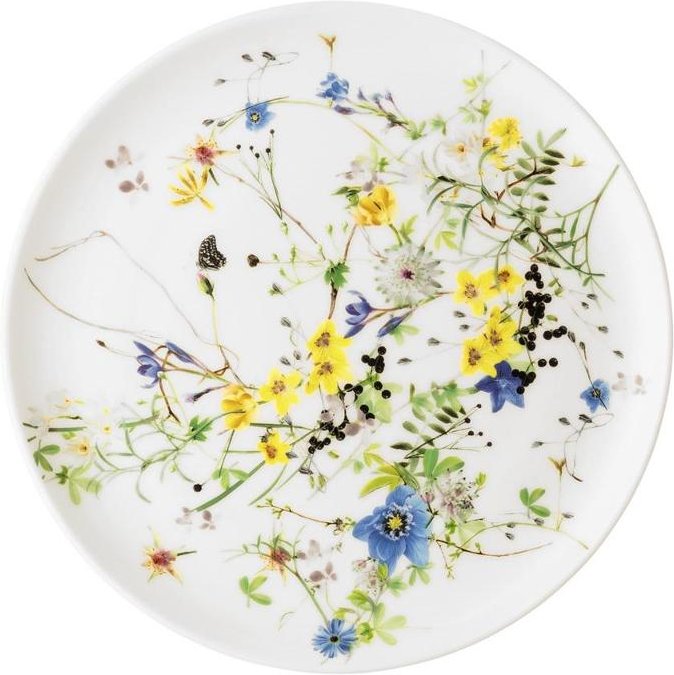 Rosenthal Brillance Fleurs des Alpes Brotteller Coup 18 cm