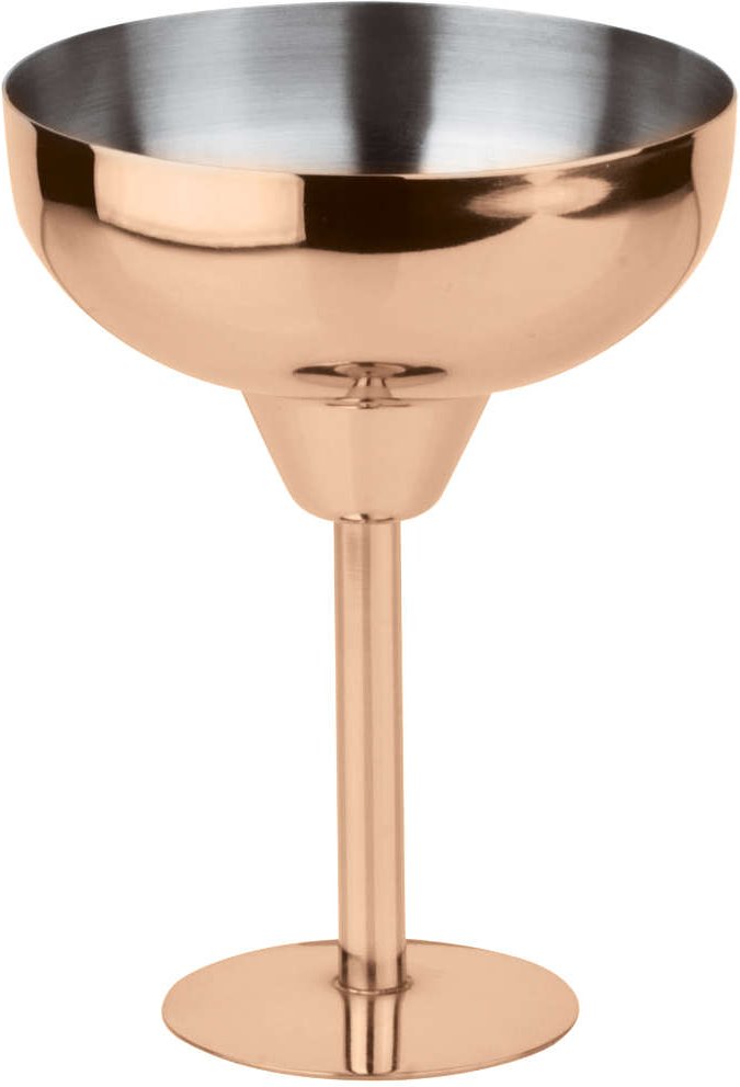 Sambonet Paderno Bar Utensils - Edelstahl / PVD Kupfer Margarita Cocktailschale h: 14 cm / 220 ml