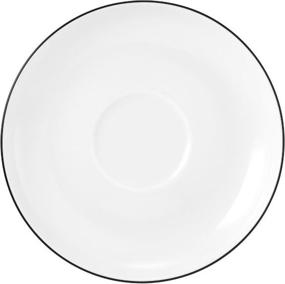 Seltmann Weiden Lido Black Line Kombiuntertasse 14,5 cm