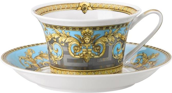 Rosenthal Versace Prestige Gala Le Bleu Teetasse 0,22 L 2-tlg.