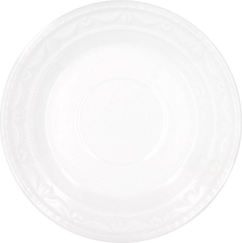 KPM Kurland Weiß Kaffee-/Tee-Untertasse 14,5 cm