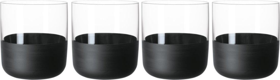Villeroy & Boch Manufacture Rock Shot Glas / Schnapsglas Set 4-tlg. 0,04 L