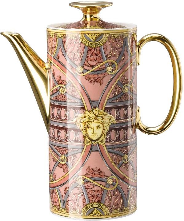 Rosenthal Versace La Scala del Palazzo - Rosa Kaffeekanne 6 Personen 1,20 L