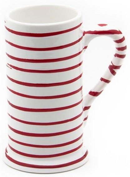 Gmundner Keramik Rotgeflammt Bierkrug Form-A Klein 0,3 L / h: 14 cm