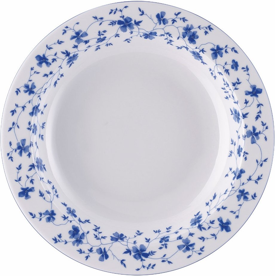 Rosenthal Form 1382 Blaublüten Suppenteller 23 cm