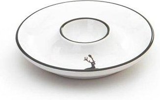 Gmundner Keramik Grauer Hirsch Eierbecher glatt d: 12 cm