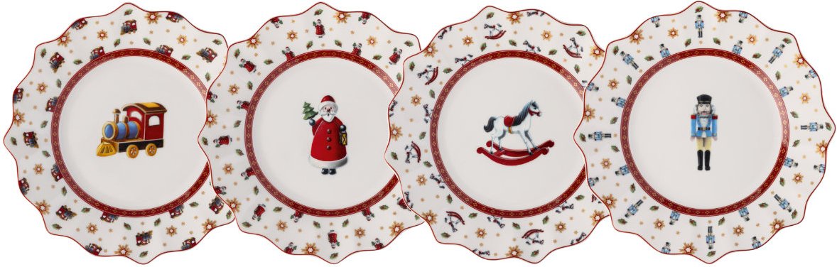 Villeroy & Boch Toy's Delight Jubiläums Teller Set 4-tlg. 24 cm