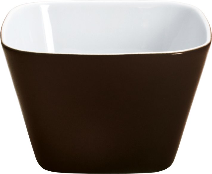 Kahla Abra Cadabra Schale eckig klein chocolate brown 6 cm / 170 ml