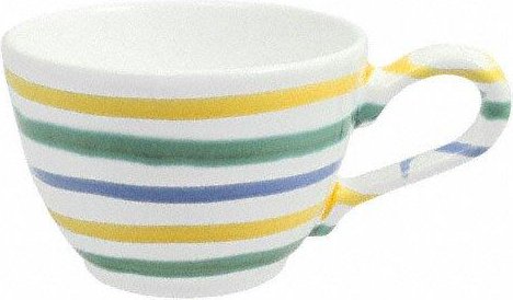 Gmundner Keramik Buntgeflammt Kaffee Obertasse glatt 0,19 l