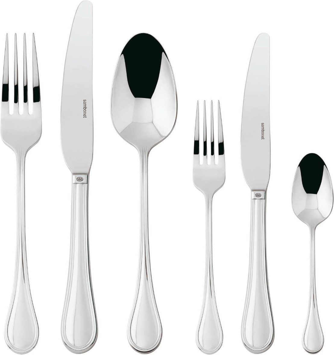 Sambonet Royal Edelstahl 18/10 Besteckset 36-tlg.