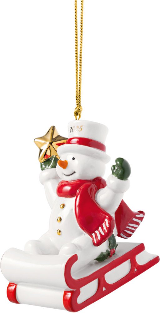 Villeroy & Boch Christmas Classics Ornament Schneemann 8 cm