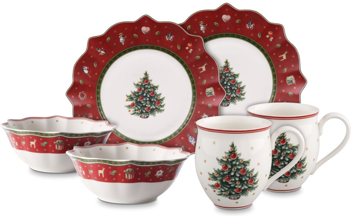 Villeroy & Boch Toy's Delight Breakfast for 2 rot Set 6-tlg.