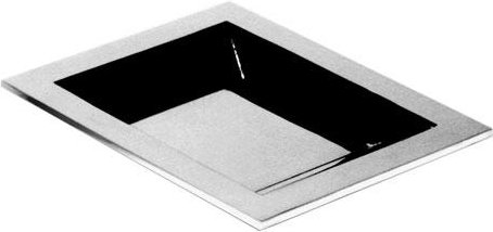 Robbe & Berking Alta 925 Sterling Silber Schale rechteckig 17x14x1,85 cm