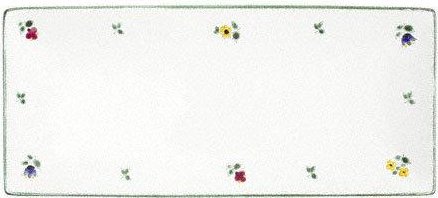 Gmundner Keramik Streublumen Platte rechteckig 30 x 15 cm