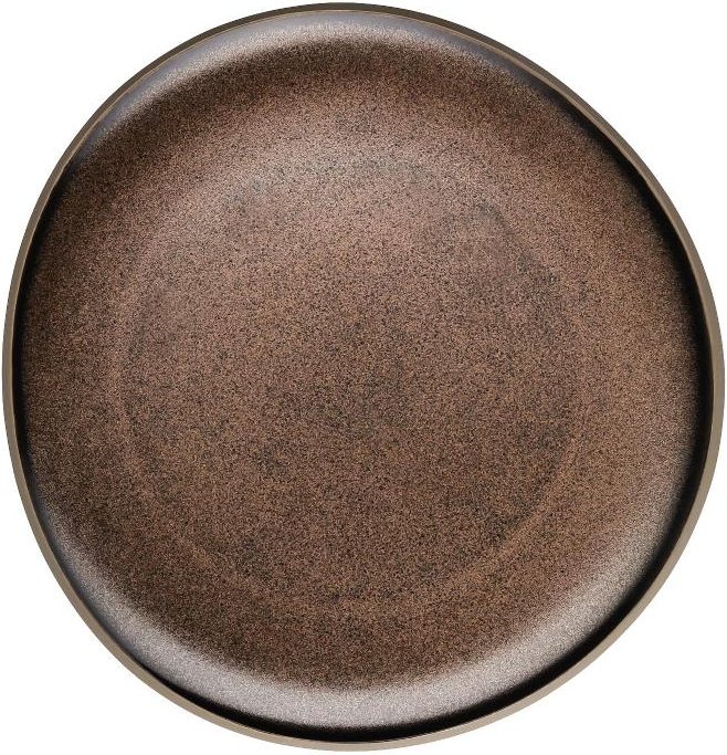 Thumbnail - Rosenthal Junto Bronze - Steinzeug Teller flach 22 cm