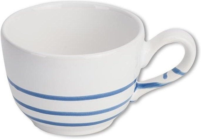 Gmundner Keramik Pur Geflammt Blau Kaffee-Obertasse glatt 0,19 L