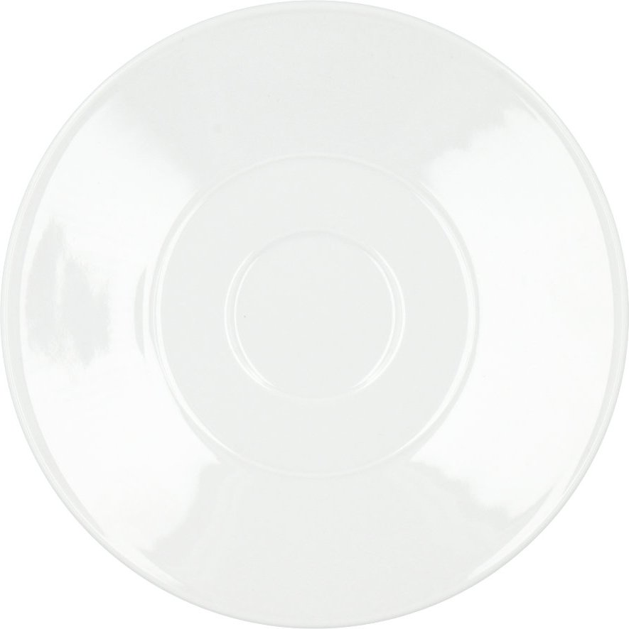 KPM Urania Weiß Tee Untertasse 17 cm