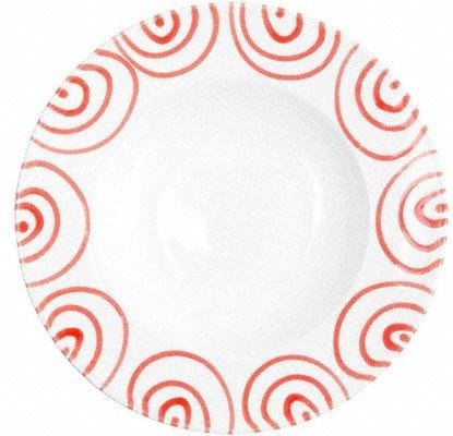 Gmundner Keramik Rotgeflammt Pastateller Gourmet d: 29 cm / h: 4,5 cm